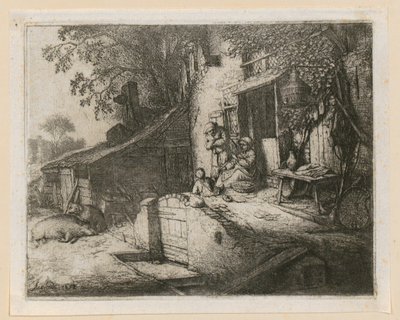 Filatrice da Adriaen van Ostade
