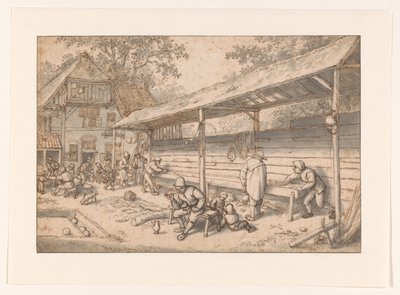 Giochi da taverna da Adriaen van Ostade