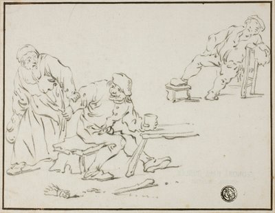 Scena di Taverna da Adriaen van Ostade