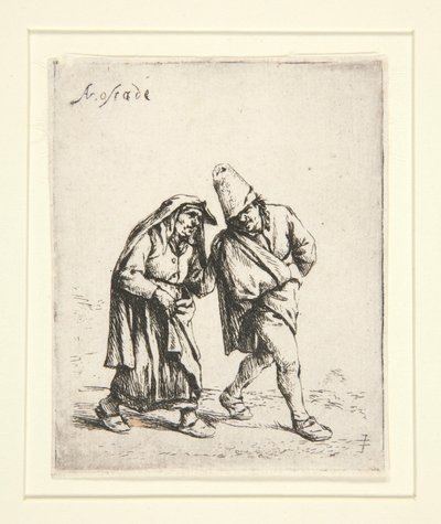 La Coppia che Cammina da Adriaen van Ostade