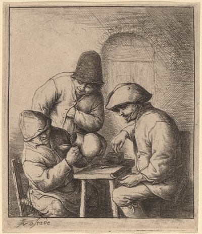 La brocca vuota da Adriaen van Ostade