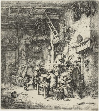 La famiglia da Adriaen van Ostade