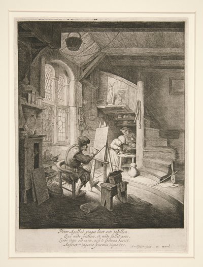 Il Pittore nel Suo Studio da Adriaen van Ostade