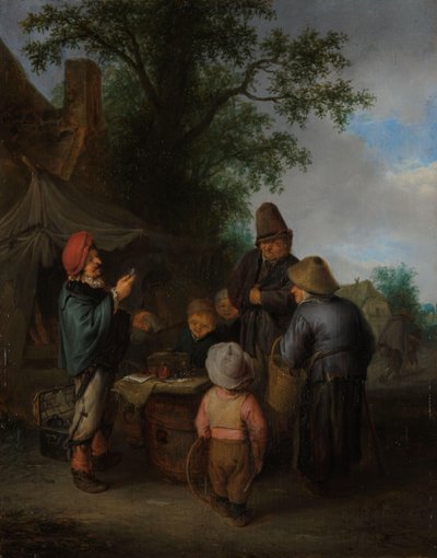 Il ciarlatano da Adriaen van Ostade