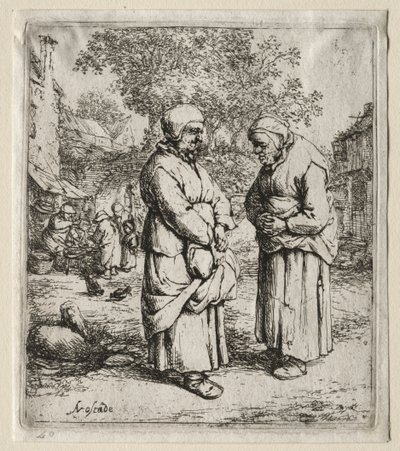 Le due pettegole da Adriaen van Ostade