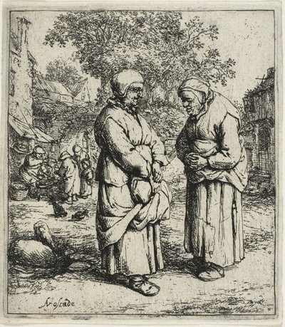 Le due pettegole da Adriaen van Ostade