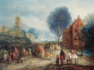 Scena di campagna da Adriaen van Stalbemt