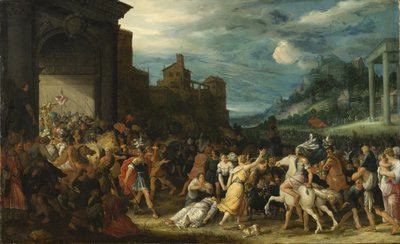 Gli Orazi entrano a Roma da Adriaen van Stalbemt
