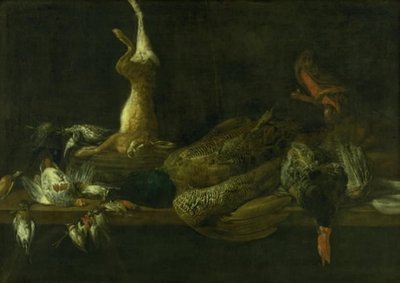 Natura morta con selvaggina su un tavolo da Adriaen van Utrecht