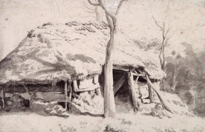 Un ovile nella foresta da Adriaen van de Velde