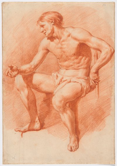 Studio di un nudo maschile da Adriaen van de Velde