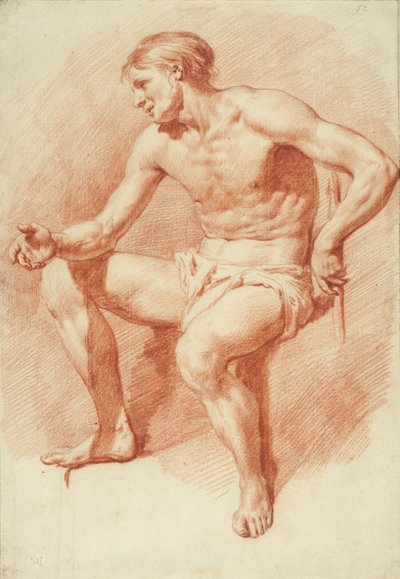 Studio di un nudo maschile da Adriaen van de Velde