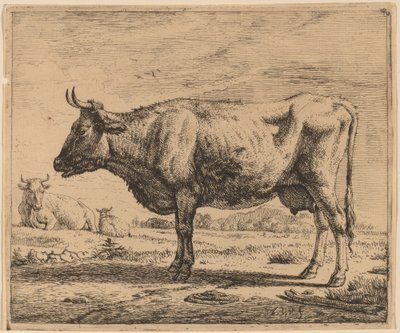 Due Mucche e una Pecora da Adriaen van de Velde