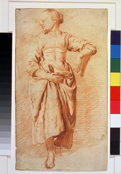 Donna in abito contadino da Adriaen van de Velde