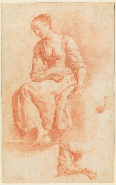 Ragazza seduta da Adriaen van de Velde