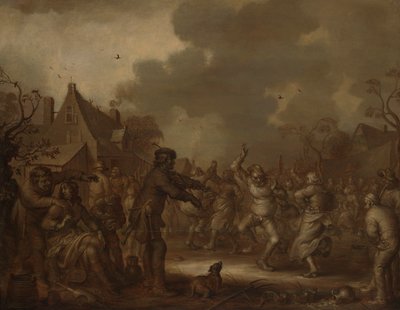 Contadini che Ballano da Adriaen van de Venne