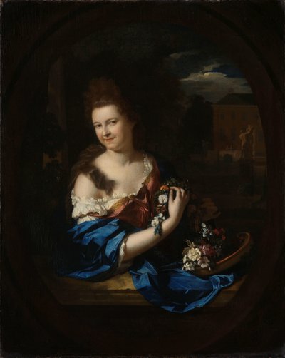 Ritratto di Margaretha Rendorp, moglie di Jan van de Poll da Adriaen van der Werff