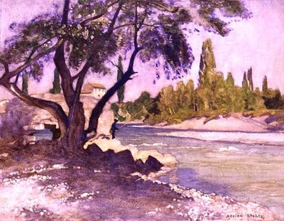La Durance a Sisteron, Francia da Adrian Scott Stokes