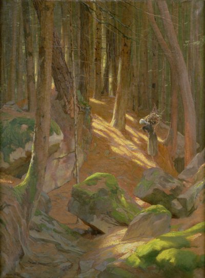 Crepuscolo in una foresta da Adrian Scott Stokes