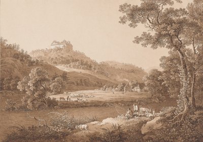 Castello di Augustusburg Visto dal Fiume da Adrian Zingg