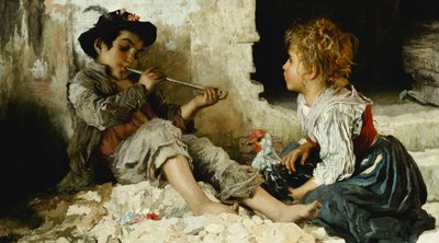 Un pubblico affascinato, 1876 da Adriano Bonifazi