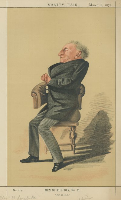 Il signor Alexander William Kinglake da Adriano Cecioni