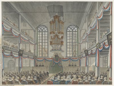 Celebrazione del bicentenario del Seminario dei Rimostranti, 1834 da Adrianus Gerardus van Schoone