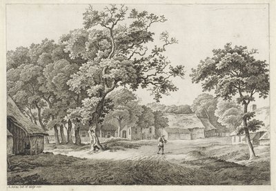 Veduta di un villaggio da Adrianus Serné