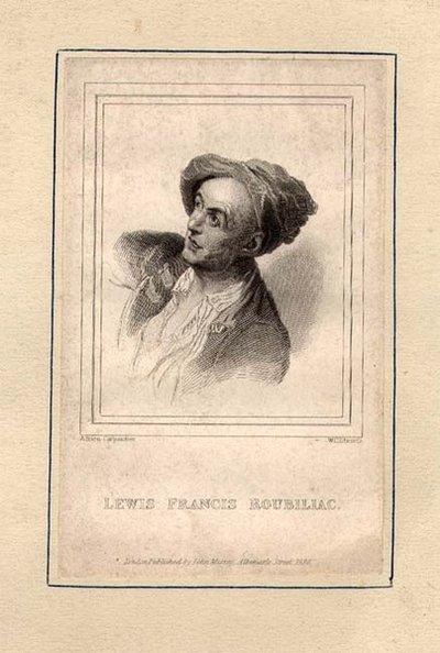 Ritratto di Louis Francois Roubillac (1702-62), inciso da W.C. Edwards da Adrien (after) Carpentiers