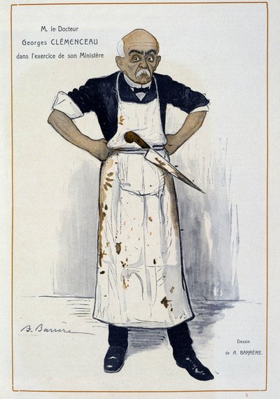 Clémenceau macellaio - di Barrère, in 