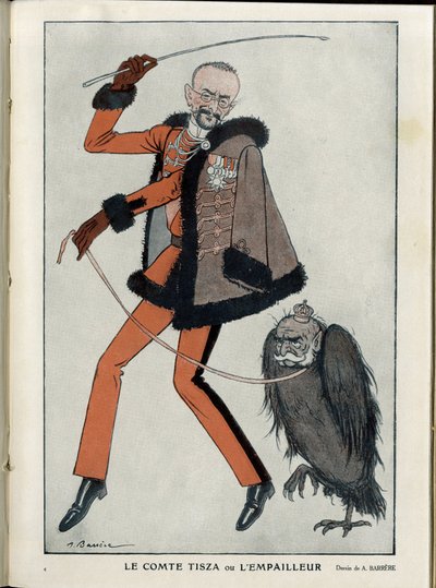 Illustrazione di A Barrere (1874-1931) in Fantasio, 01/04/15 - Conte Tisza o l