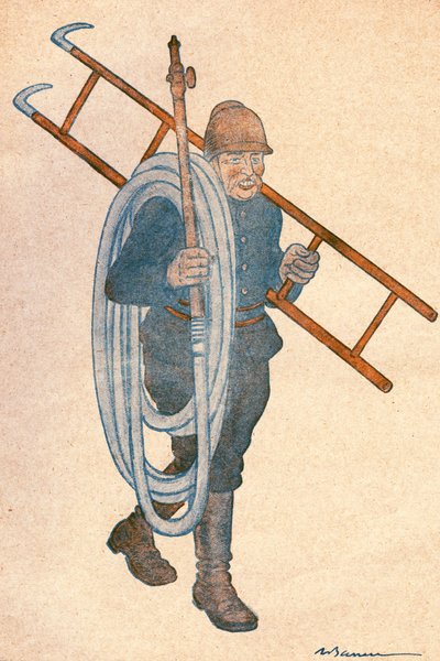 Joseph NOULENS (1864-1944), politico francese. Disegno di Adrien Barrere (1874-1931) per FANTASIO, Numero 204 del 15 aprile da Adrien Barrere