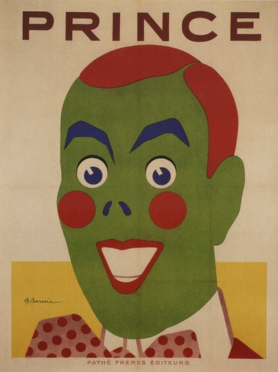 Prince, manifesto per Pathe Cinema (1912-1913) da Adrien Barrere