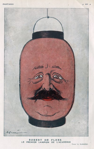 Robert Pelleve de La Motte-Ango (Motte Ango), Marchese de Flers, drammaturgo francese (1872-1927). (La prima lanterna dell