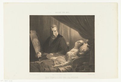 Tintoretto al capezzale della figlia da Adrien Canelle