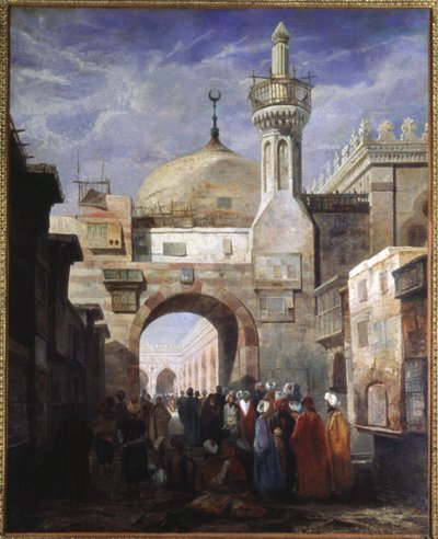 Moschea al Cairo da Adrien Dauzats