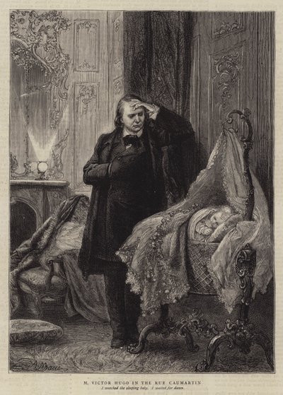 Illustrazione per La storia di un crimine, di Victor Hugo da Adrien Emmanuel Marie