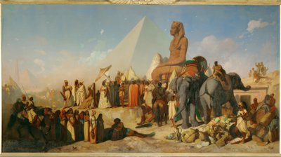 Cambise e Psammetico da Jean Adrien Guignet
