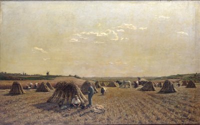 Scena di raccolto, 1879 da Adrien Louis Demont