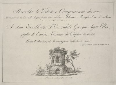 Pagina del titolo da Adrien Manglard