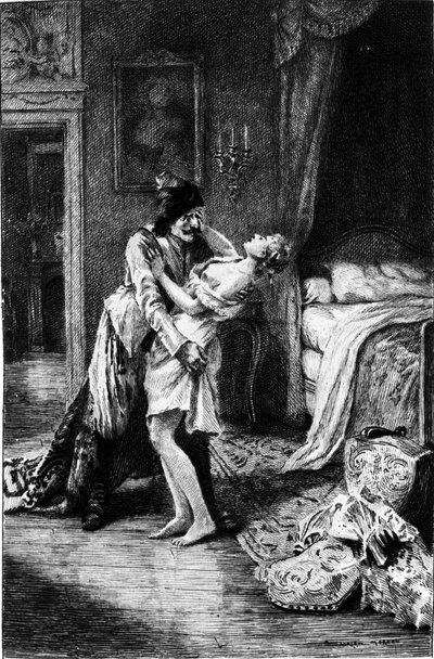 Incisione di Adrien Moreau (1843-1906) che illustra 