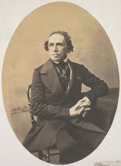 Ritratto di Giacomo Meyerbeer (1791-1864) da Adrien Tournachon