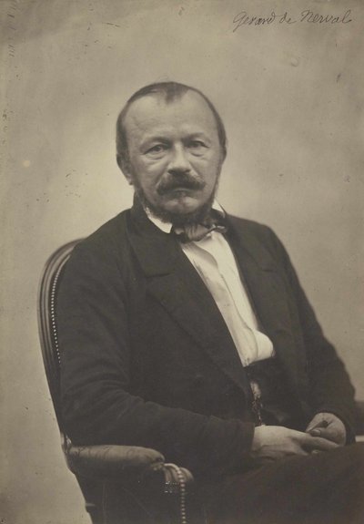 Ritratto di Gérard de Nerval 1808-1855, 1854 da Adrien Tournachon