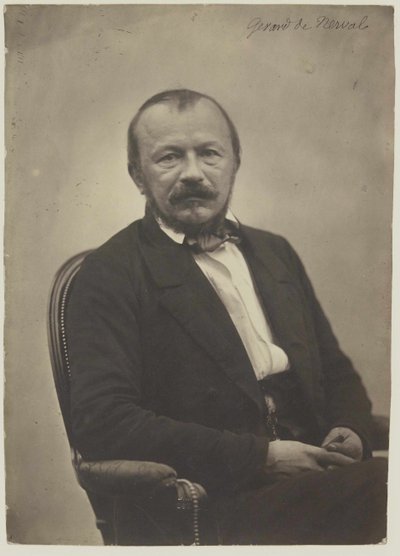 Ritratto di Gérard de Nerval 1808-1855, 1854 da Adrien Tournachon