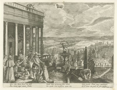 Aprile da Egidius  Sadeler (II)