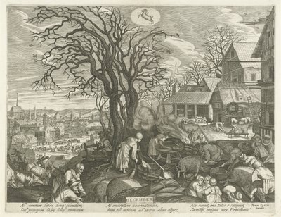 Dicembre da Egidius  Sadeler (II)