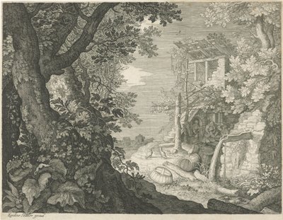 Uomini che bevono in una locanda da Egidius  Sadeler (II)