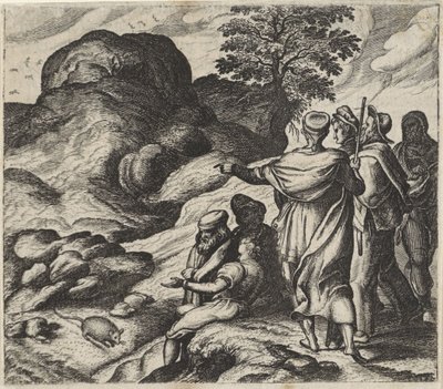 Favola della montagna che partorisce da Egidius  Sadeler (II)