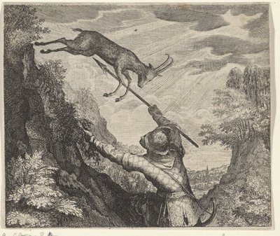 Favola del camoscio e del cacciatore da Egidius  Sadeler (II)