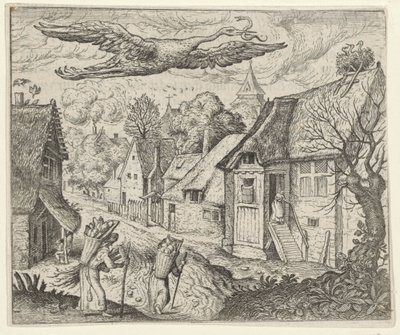 Favola della vecchia cicogna da Egidius  Sadeler (II)